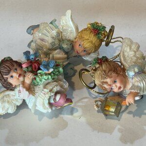 Ashton-Drake Heaven’s Littlest Angels Ornaments – Set of 3